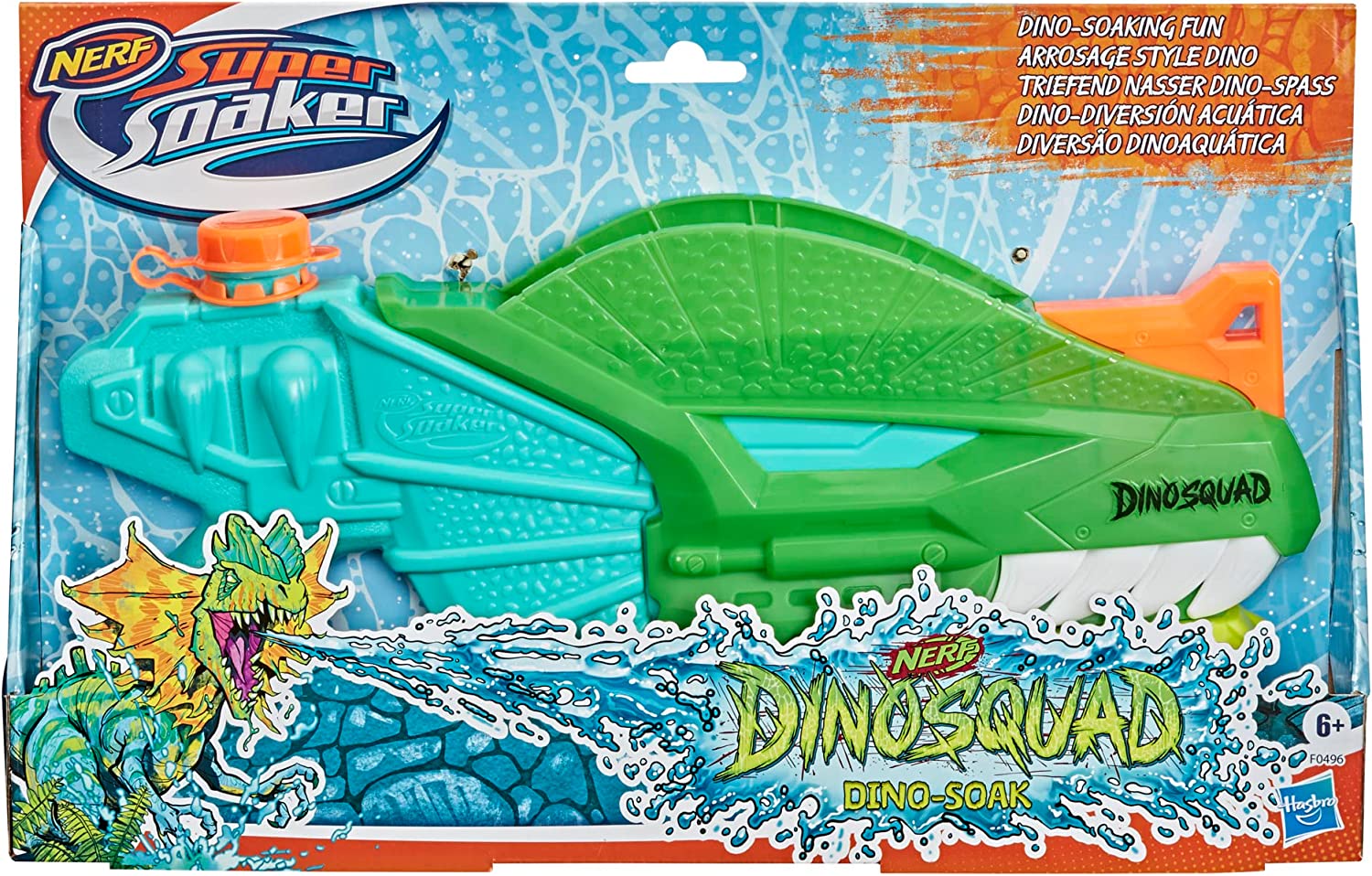 NERF Super Soaker DinoSquad Dino-Soak Water Blaster – Kids Wonder Toys